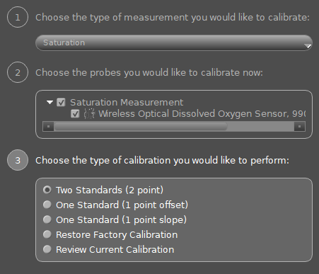 Set Up Calibration (2 Point)