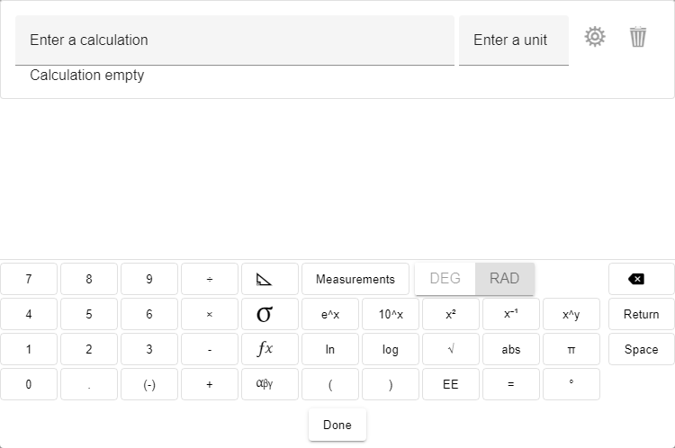 Calculator Window