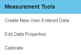 Calibrate Sensor option