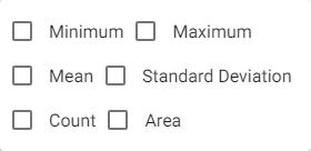 Graph statistics box