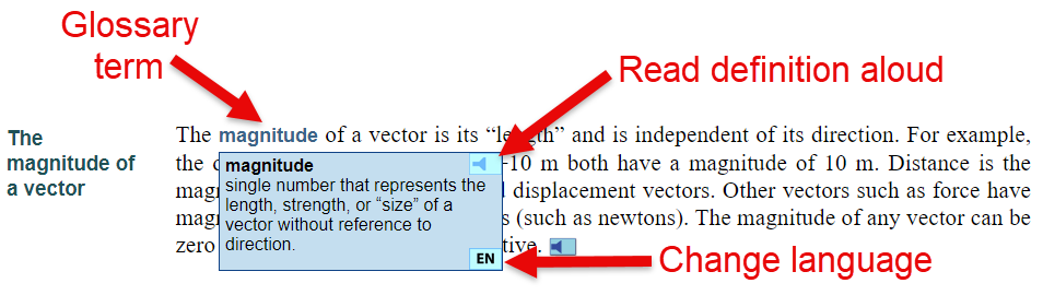 Example glossary entry