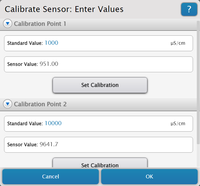 Calibration with both standards
