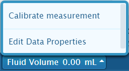 Live Data Bar for Fluid Volume